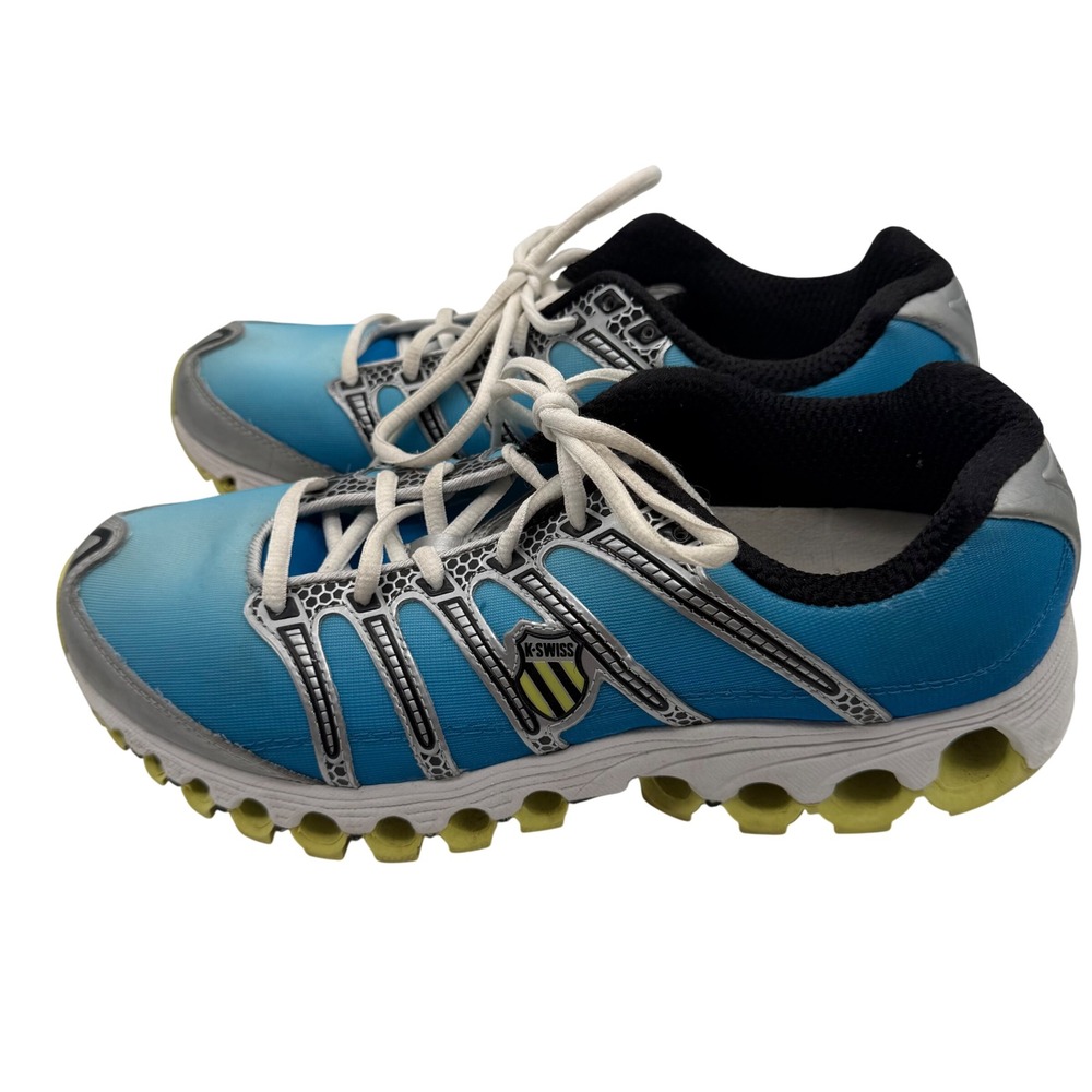 K-Swiss Tubes Running Shoes Womens 11 Blue Silver 92281723 Low Top Sneakers